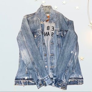 Lucky Brand Denim Jacket x Rebels Los Angeles - size small